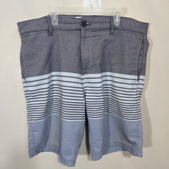 ⭐️Urban Heritage Mens Blue Striped Shorts - Picture 1 of 3